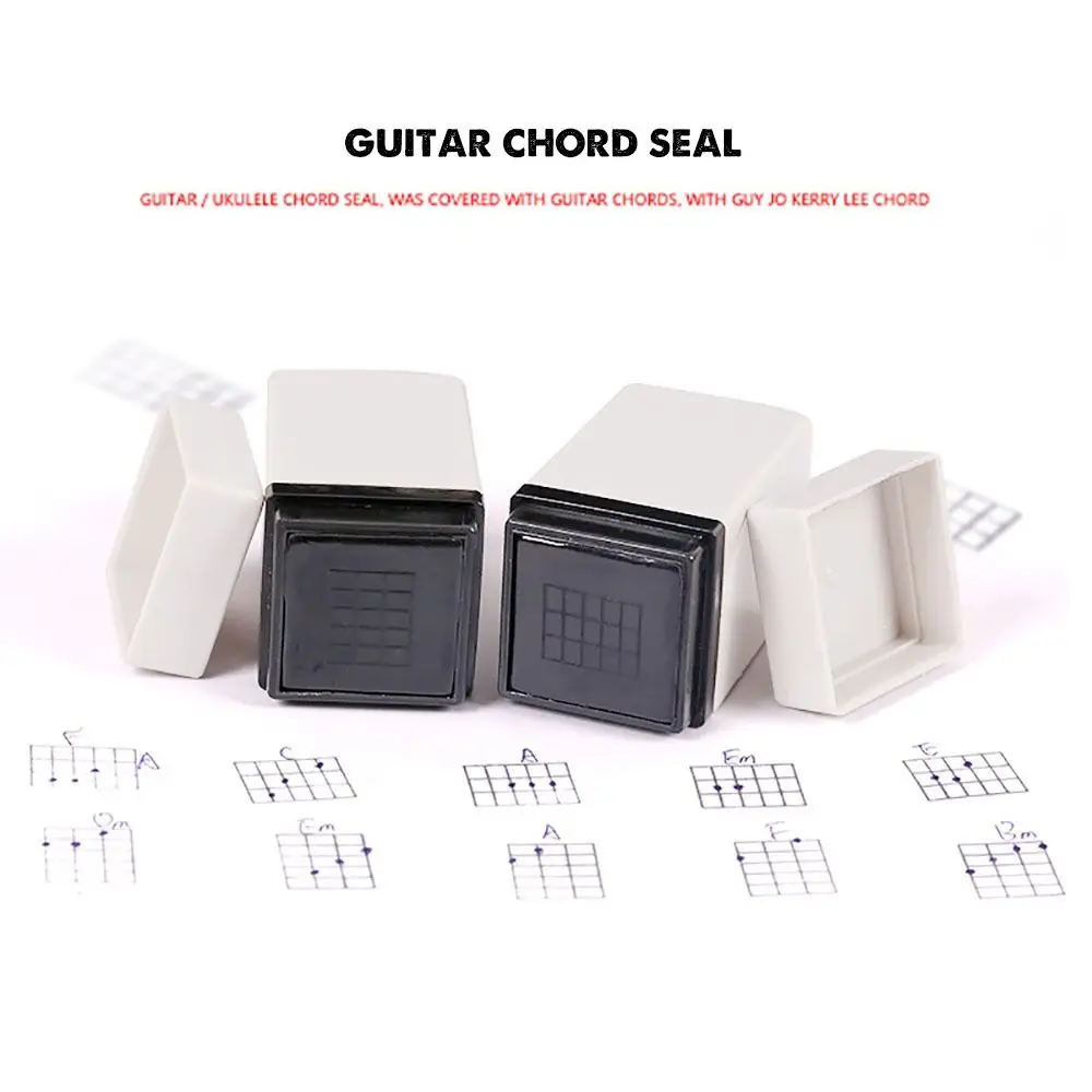 Reusable Grid Chords Stamp Guitar/Yukri Portable Chord Seal Convenient Chords Print Signet