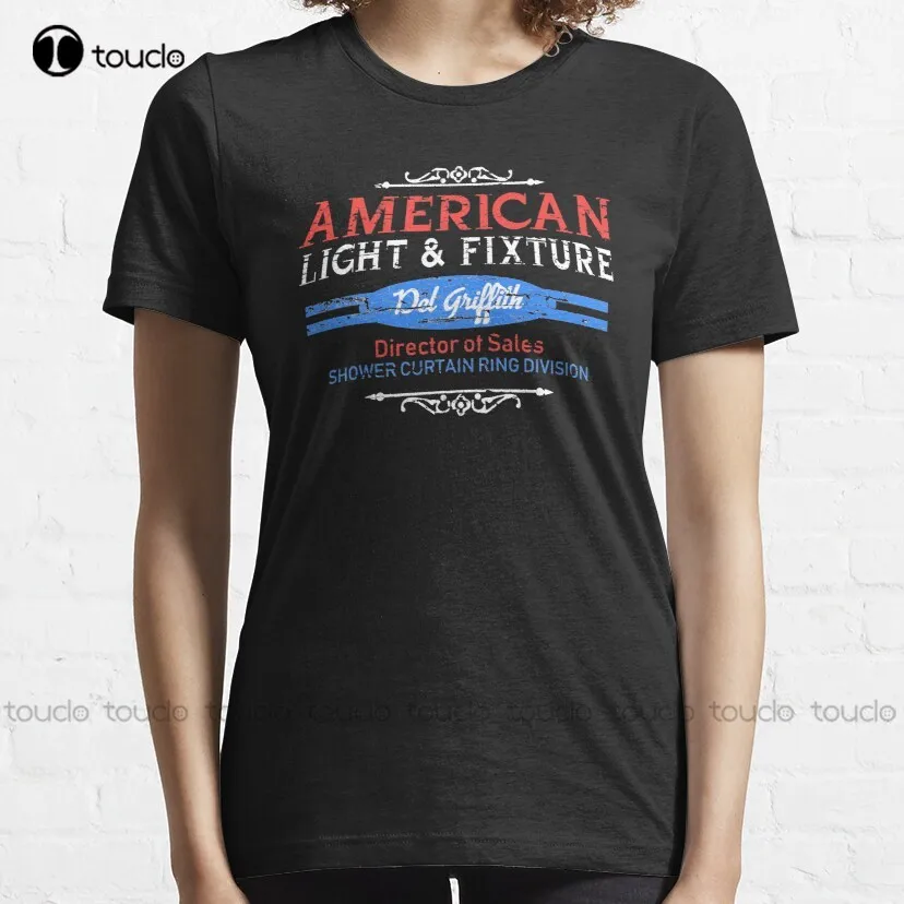 American Light and Fixture weathered board distressed T-Shirt  tshirt Custom aldult Teen unisex digital printing