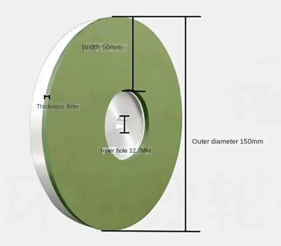 150mm Diamond Resin Grinding Wheel for Hairdressing Scissors Gemstone Jade Tungsten Steel Knife Polishing Disc Sharp Knife Tool