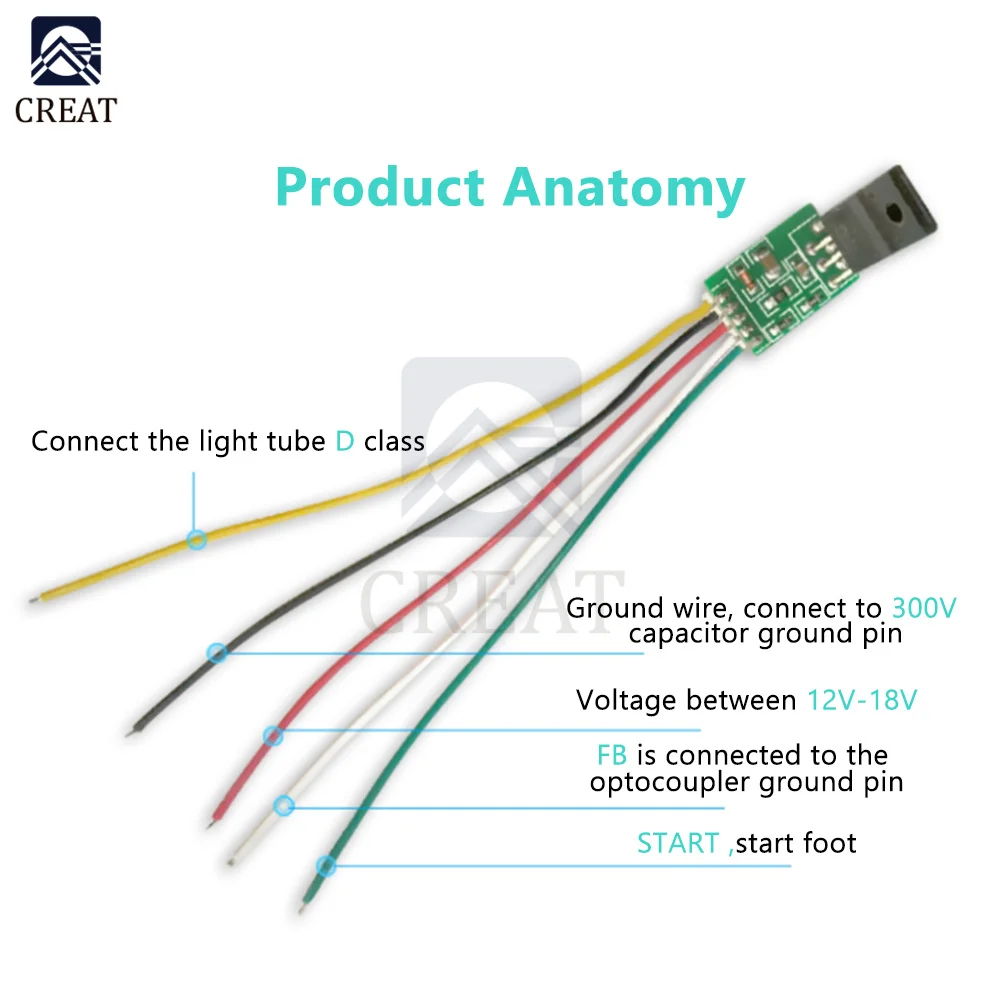 CA-888 15-24 inch Universal LCD Display Power Supply Board Module Switch Tube DM0465R DM0565R for LCD Display TV Maintenance