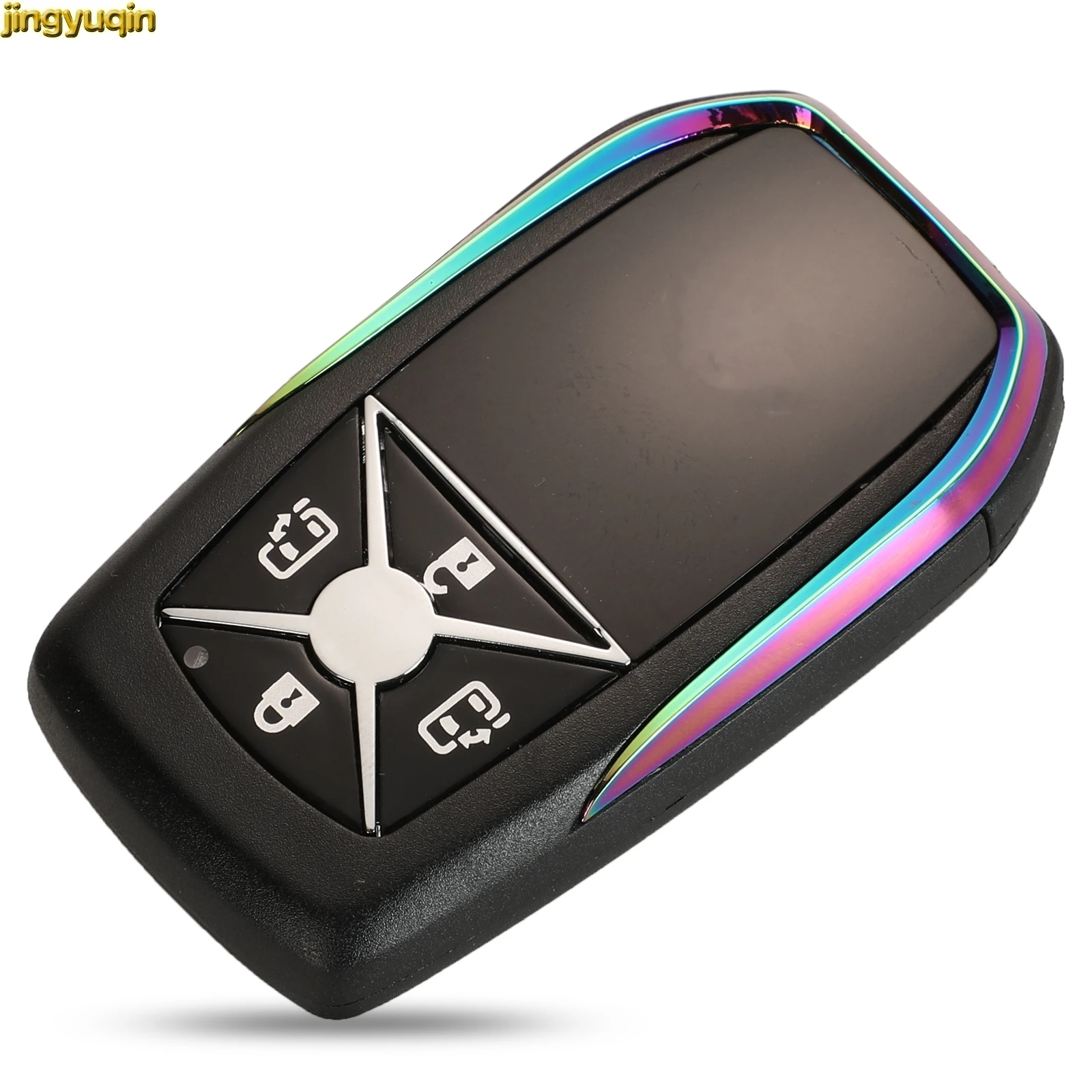 Jingyuqin Upgrade Smart Remote Car Key Fob Shell For Toyota Camry Crown Avalon 4Runner Land Cruiser Prius RAV4 Venza 2/3/4 BTN