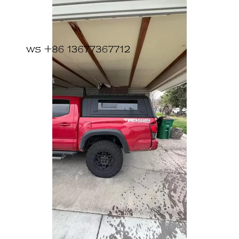 

Factory hot salesWaterproof Anti-Rust Aluminum Pickup Canopy Tacoma 6ft Truck Bed Camper Shell Heavy-Duty Smart Locking