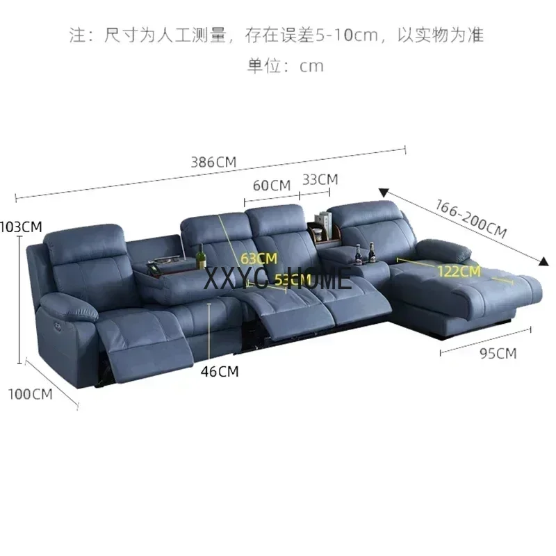 Couch Sectional Sofa Recliner Chair Bed Lounge Modern Electric Sofa Convertible Poltrona Relax Living Room Sofa Set Furniture