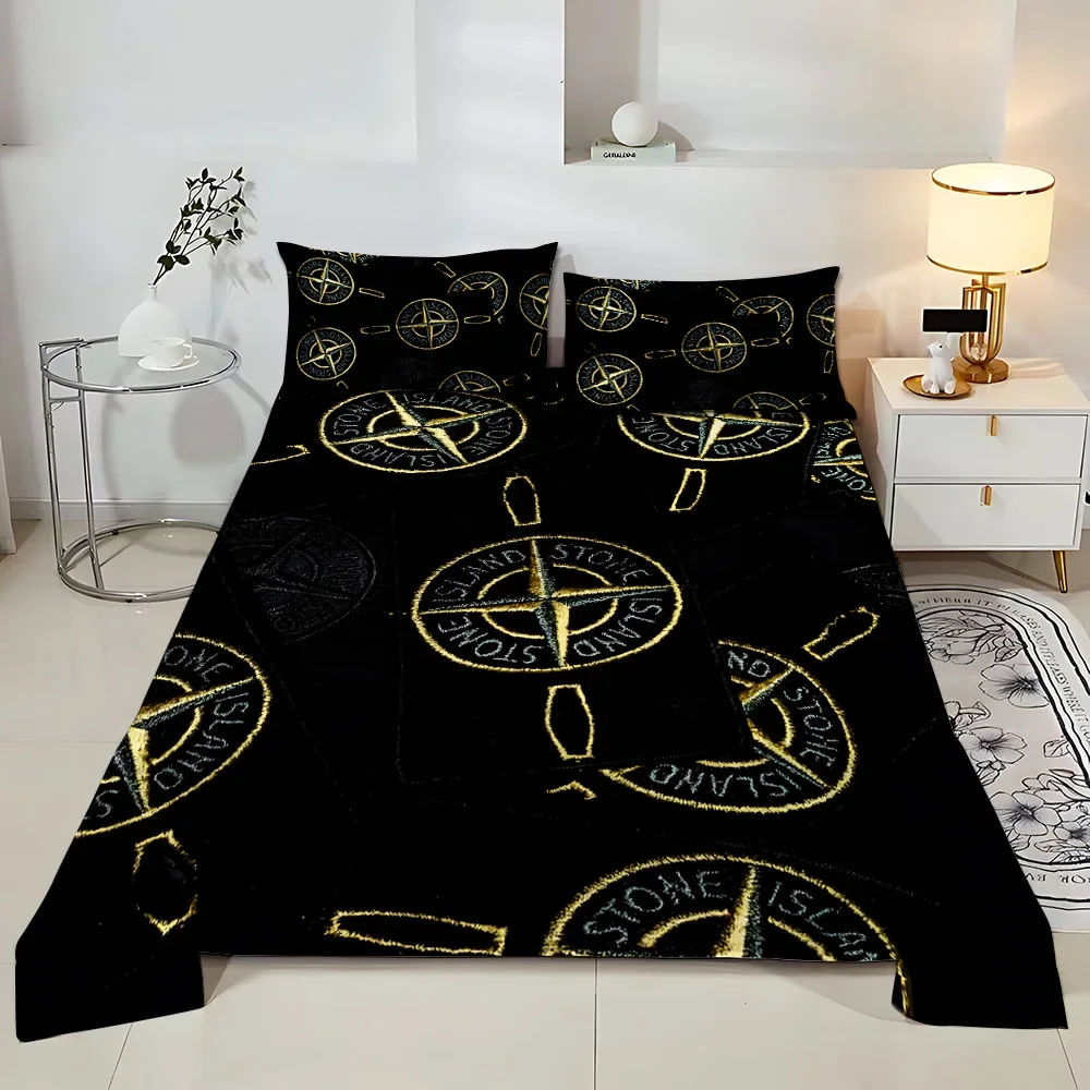 Hot I-Islands Duvet Cover Pillowcase Bedding Set Adult Boy Girl Bedroom Decoration Children Single S-Stones Double Large Size