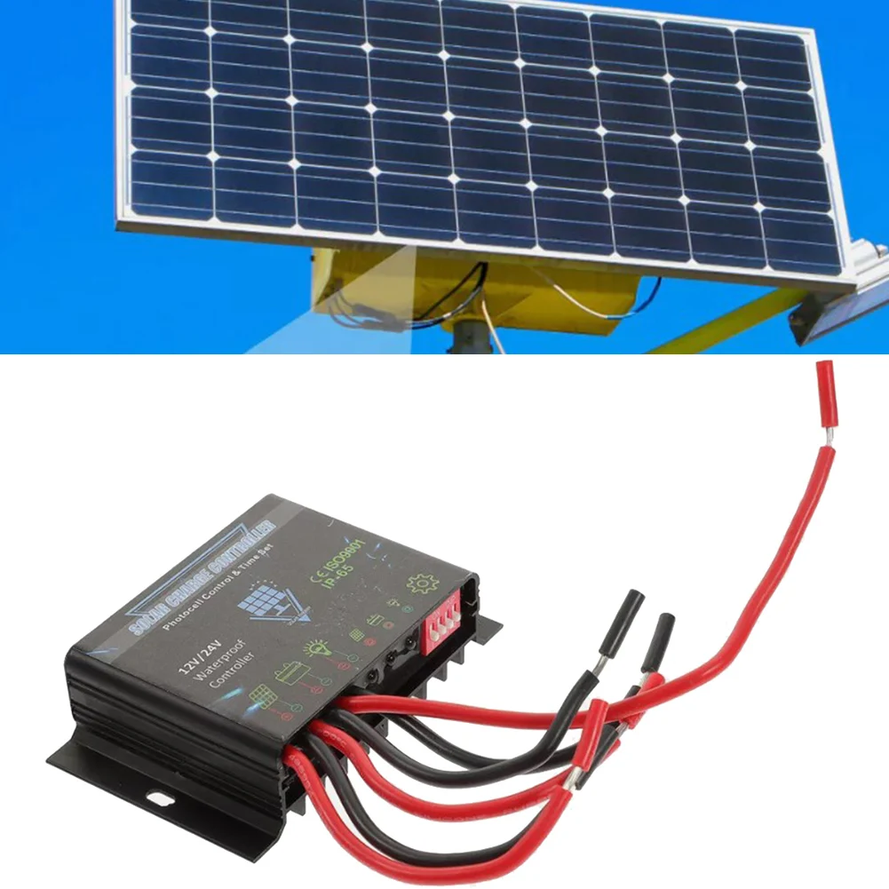 Solar Controller Mppt Regulator Intelligent Controller Solar Charge Water Proof Solar Controller With Adjustable Light Control