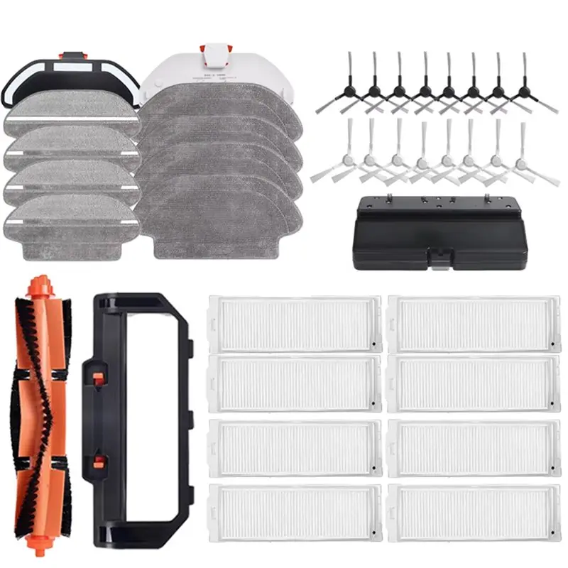 [B25B!】 For Robot Vacuum S10 S12 B106GL/Mop 2S XMSTJQR2S For VIOMI V2 V3 Replacement Main Side Brush Filter Mop Accessori