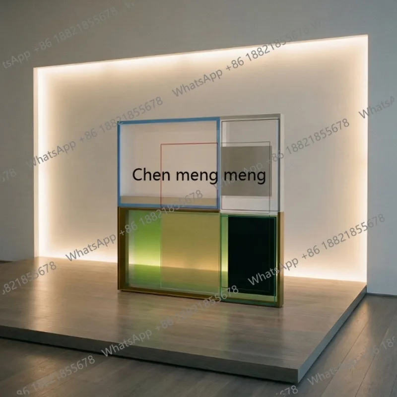 

Creative three-dimensional decorative painting, high-end modern simple living room entrance mural