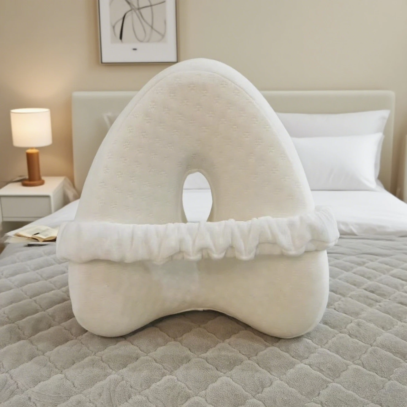 Leakage Decompression Side Sleeping Leg Pillow Heart-shaped Beautiful Leg Pillow Home Bed Memory Cotton Slow Rebound Leg Pillow