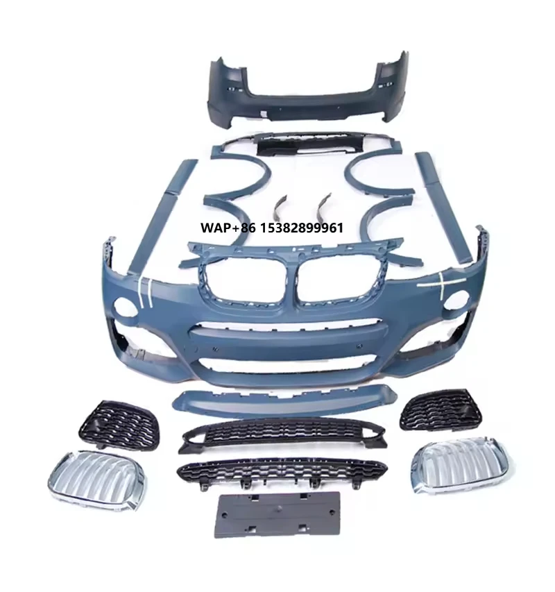 

F25 MT Body Kit Front Bumper Rear Bumper Side Skirt Over Fenders for X3 F25 2013-17y