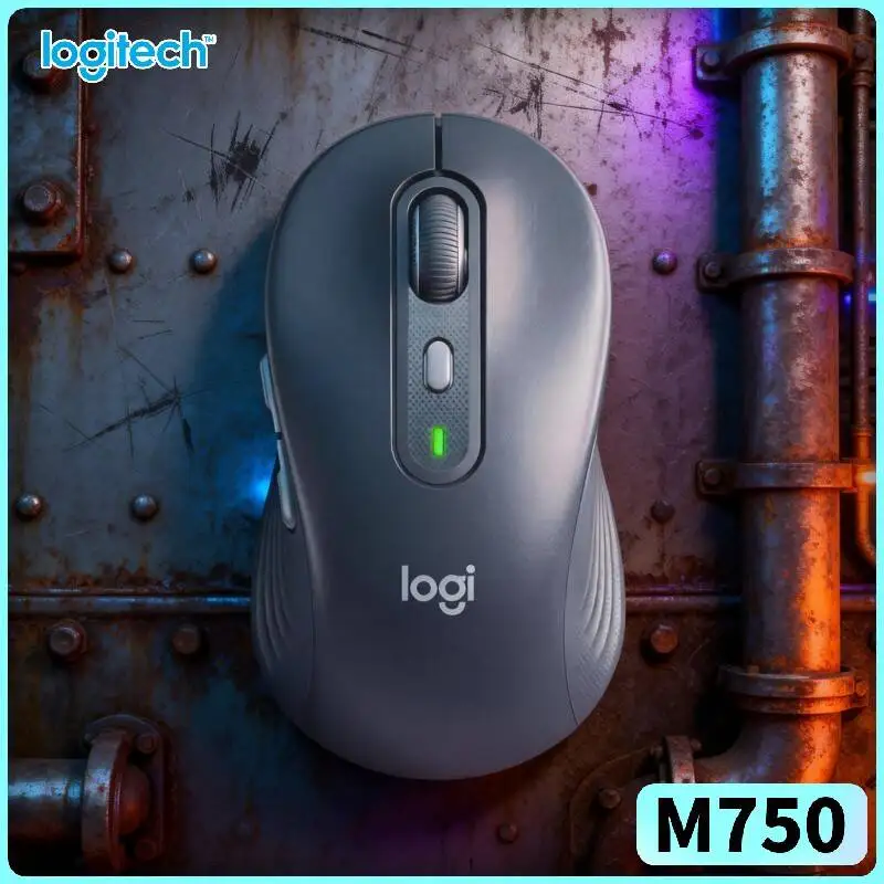 

Logitech M750 Office Mouse - Precision Tracking Sensor, 3-Device Sync, Rubber Grips, Business Travel Tool