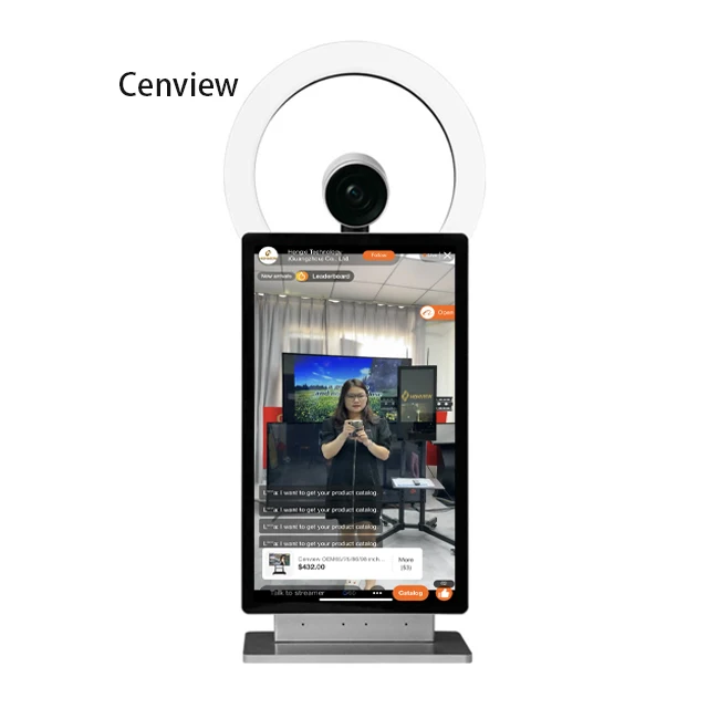 15.6 Inch Live Broadcast Video Equipment Smart Touch Screen Desktop All-In-One Machine Shopping Live Streaming Machine