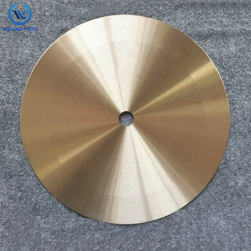 Custom paper/roll cutting round blade Slitting round knife Machine round blade Paper/cloth slitting 610MM circular rotary blade