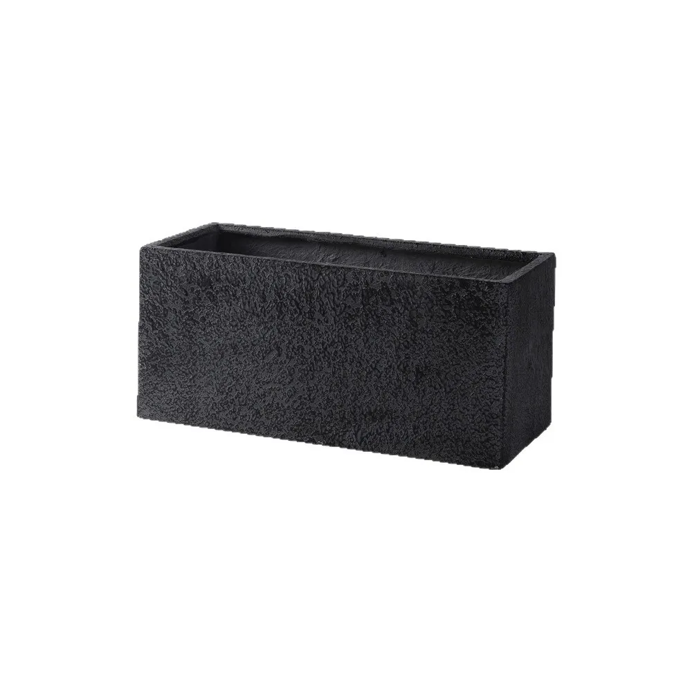 Rectangular planter magnesium clay pot outdoor courtyard planting manger sunshine pot large planter Nordic style greenery indoor