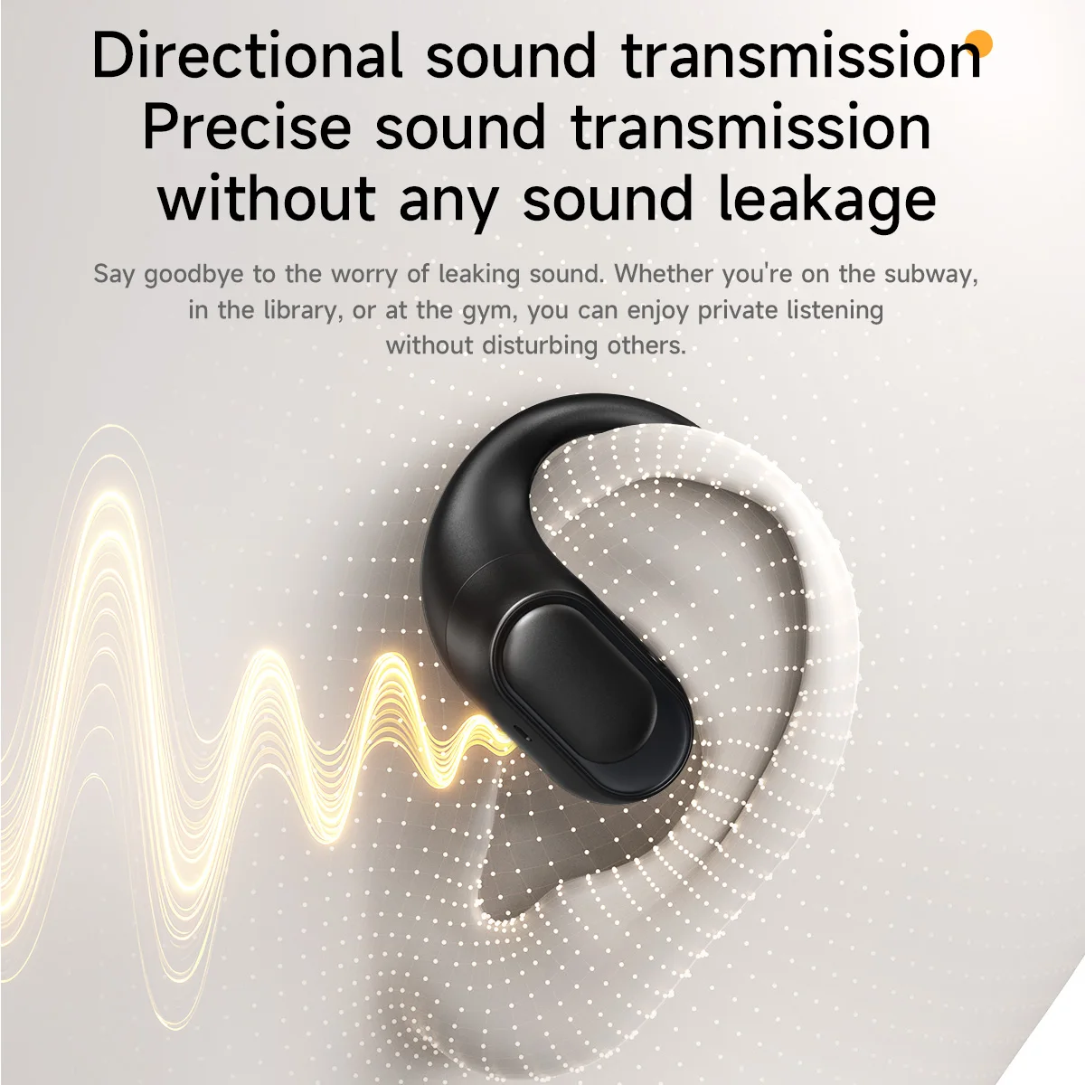 HOCO Open-Ear Wireless Bluetooth 5.4 Earphones with Digital Display Charging Box 8H HiFi Audio Music Sports OWS Ear Hook Earbuds