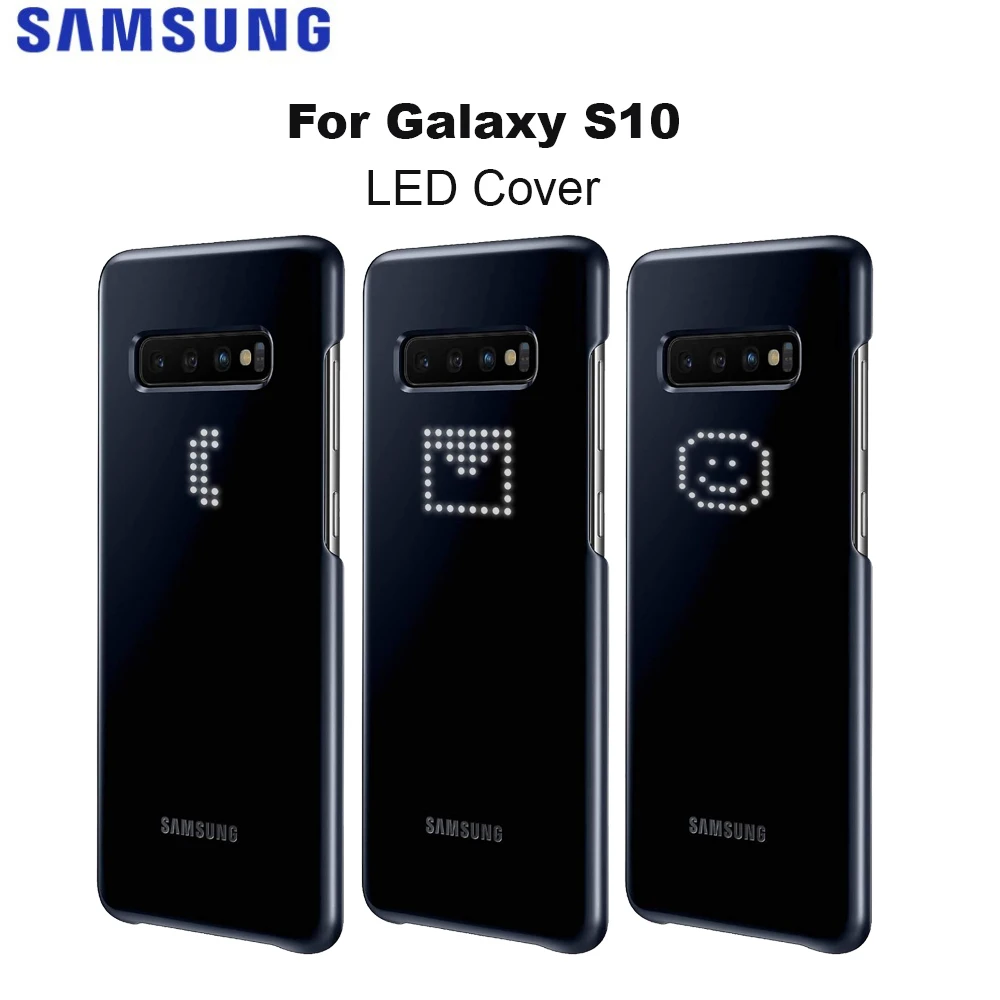 

Original Samsung Galaxy S10 LED Cover For Galaxy S10 Protective Clear View Cover Case SM-G9730
