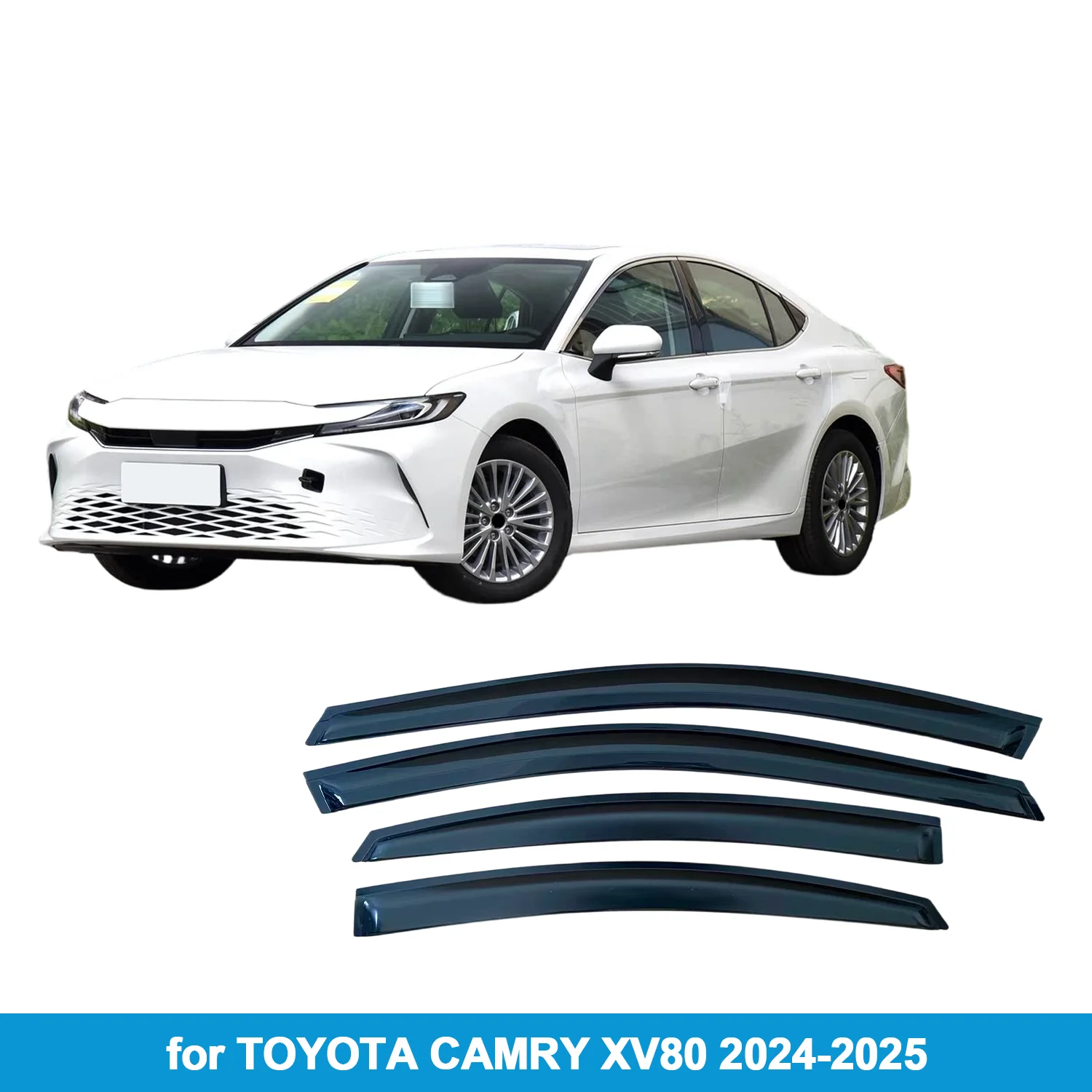

Дефлекторы окон для TOYOTA CAMRY XV80 2024-2025: Ветровики, защита от дождя, наружное крепление на клейкой ленте