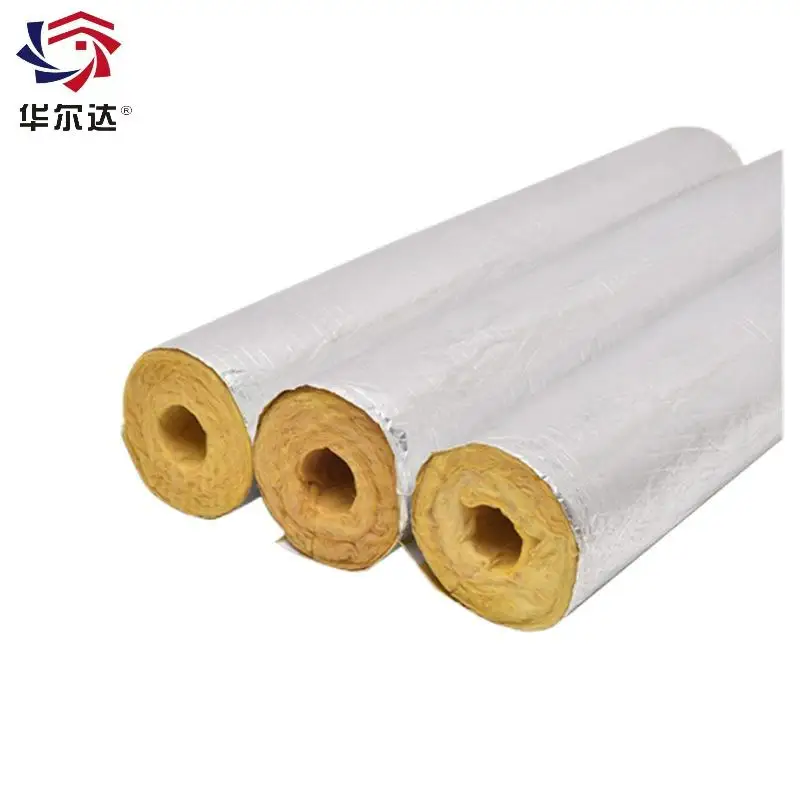 Glass wool pipes are directly sold by glass wool manufacturers, with excellent fire resistance, thermal insulation, and high qua