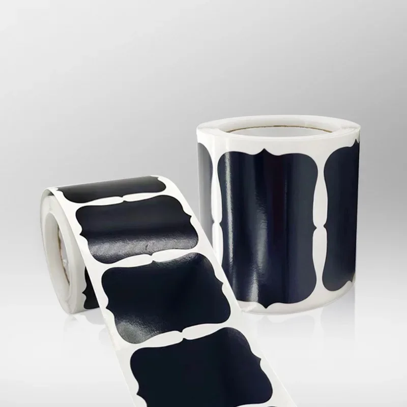 Wavy Shape Chalkboard Labels Erasable Reusable Blackboard Stickers 120 Pcs Mini Decorative Chalk Labels