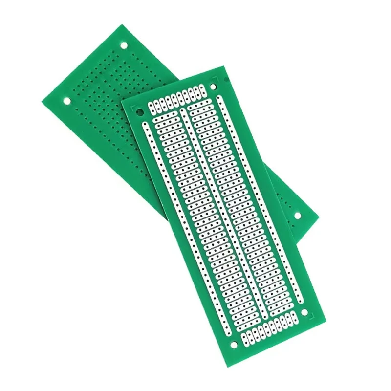 1pcs DIY 4.7*11.6CM Green Single Side Prototype Paper PCB Universal Experiment Matrix Circuit Board 47x116MM For Arduino
