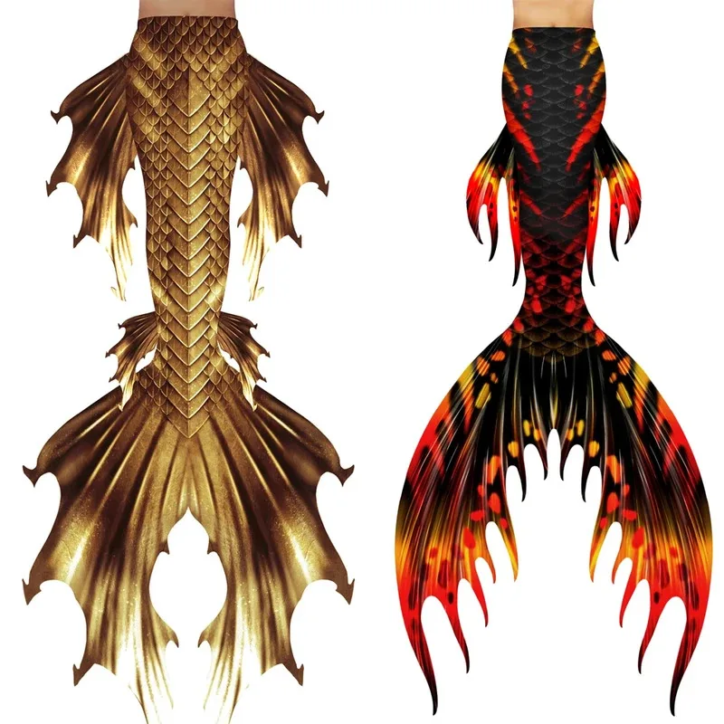 

Mermaid Customized Swimable Mermaid Tail with Monofin for Swimming Mermaid Adult Women Kids Girls Cosplay Costume Beach Artifact