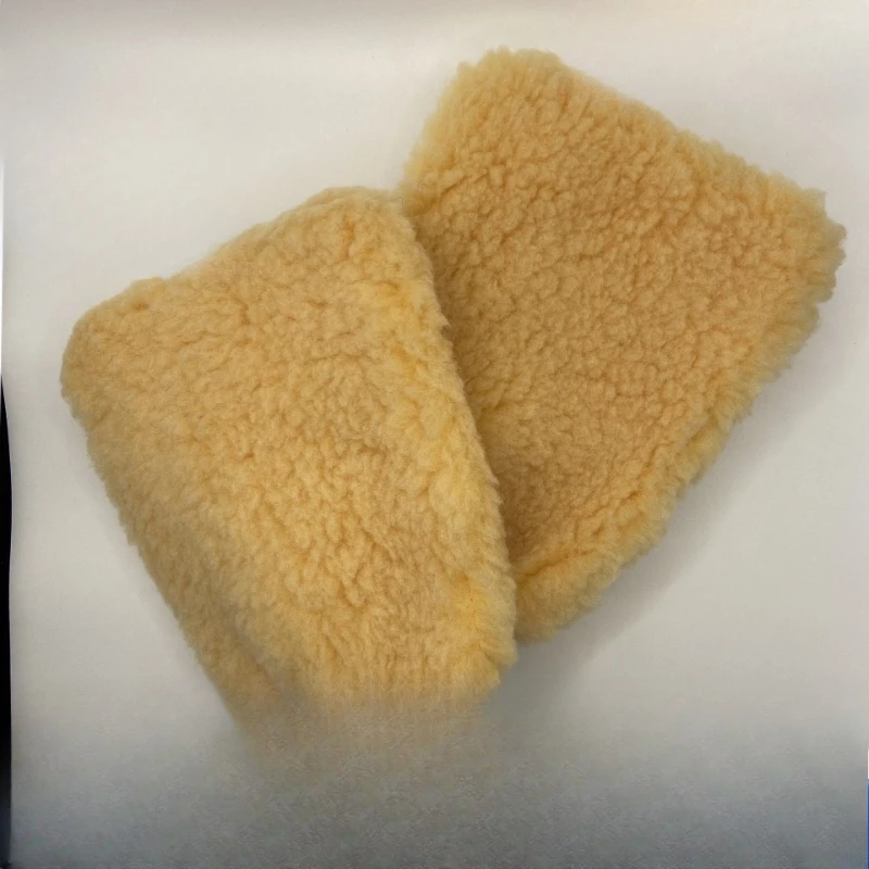 Double-sided Imitation Wool Hand Cleaning Gloves for Car Washing and Beauty