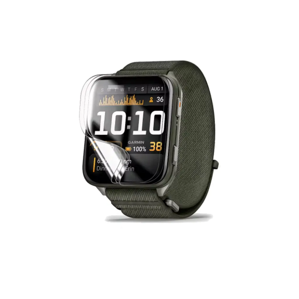 Soft TPU Film and PMMA Screen Protector For Garmin Venu X1 Tempered Glass Anti-scratch Protective