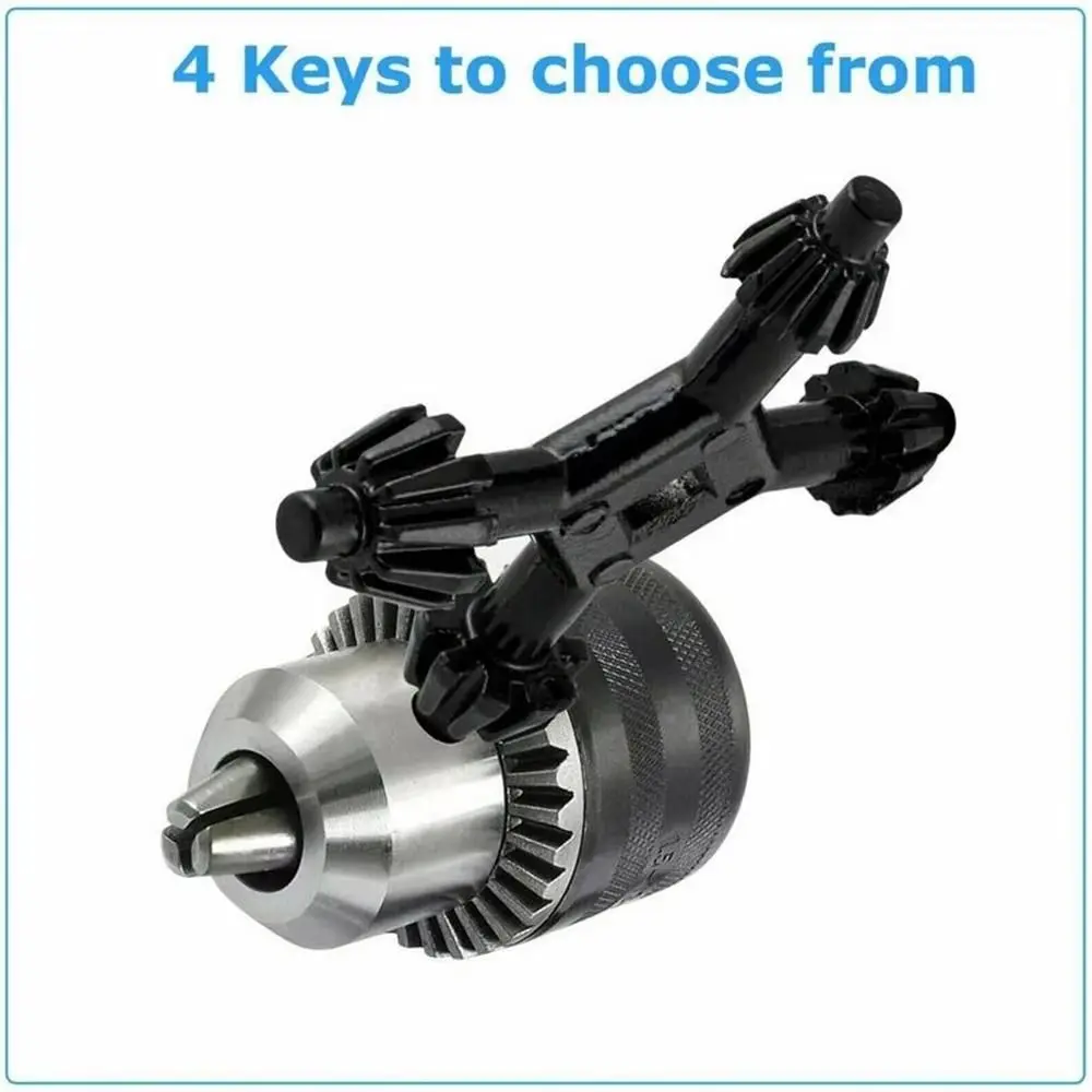

Antirust 4 in 1 Universal Chuck Key Labor Saving Drill Drilling Holder Non-slip High Hardness Mini Wrench Home