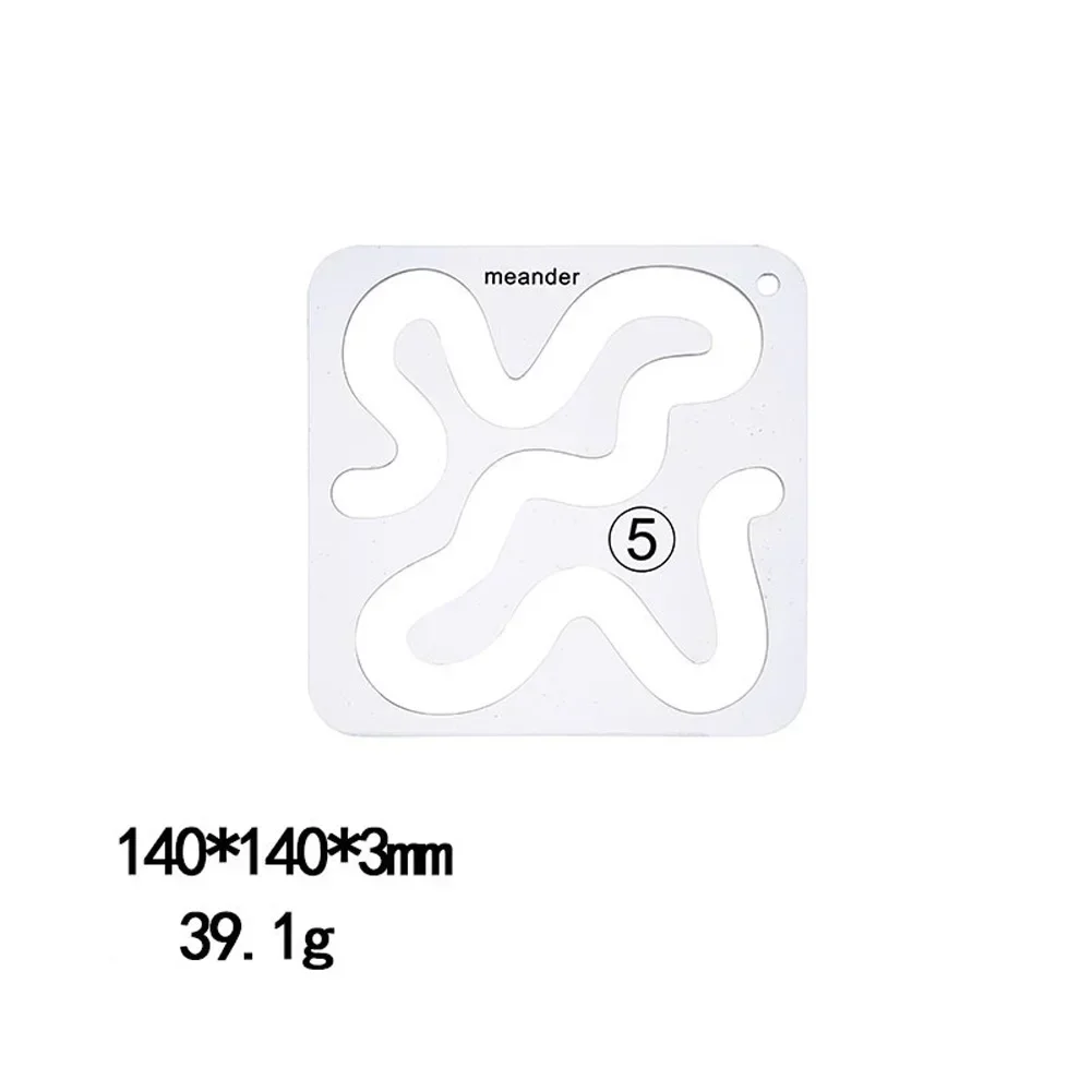 Quilting Tools Patchwork Ruler Templates Set DIY Apparel Sewing Supplies Stencil Styling Tool Acrylic Craft Handmade