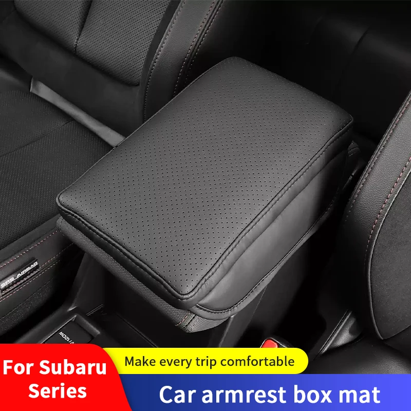 

QHCP автомобильный подлокотник, утолщенная подушка, кожаный подлокотник, подушка для поддержки локтей для Subaru Forester Outback XV Legacy Crosstrek WRX