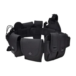 10-in-1 belt safety duty multifunctional tool kit outdoor mountaineering training belt gun holster set