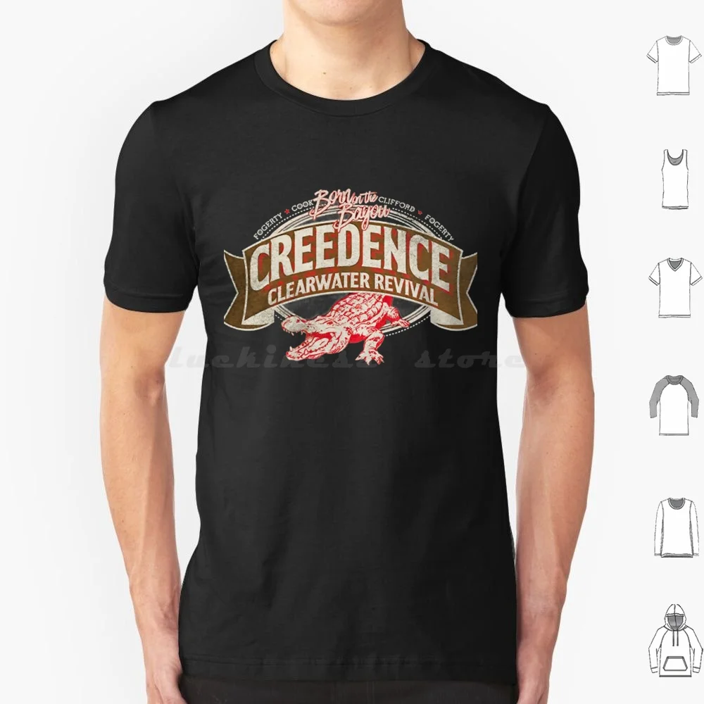Creedence Clearwater Revival T Shirt Big Size 100% Cotton Creedence Clearwater Revival Creedence Ccr Music Revival Classic