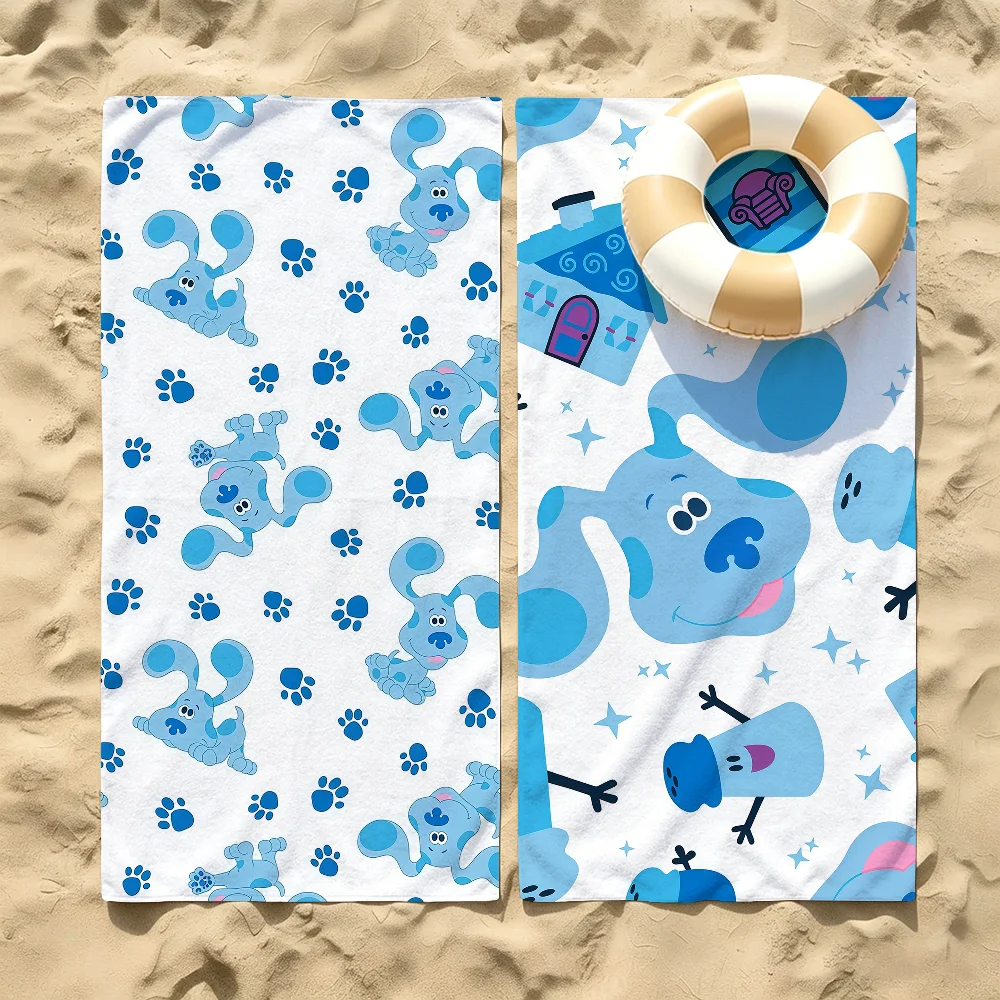 Serviette B-blue-e Anime C-Clues C-collage-e pour les plages, les studios de yoga, les gymnases, les sources chaudes, les piscines et les pique-niques