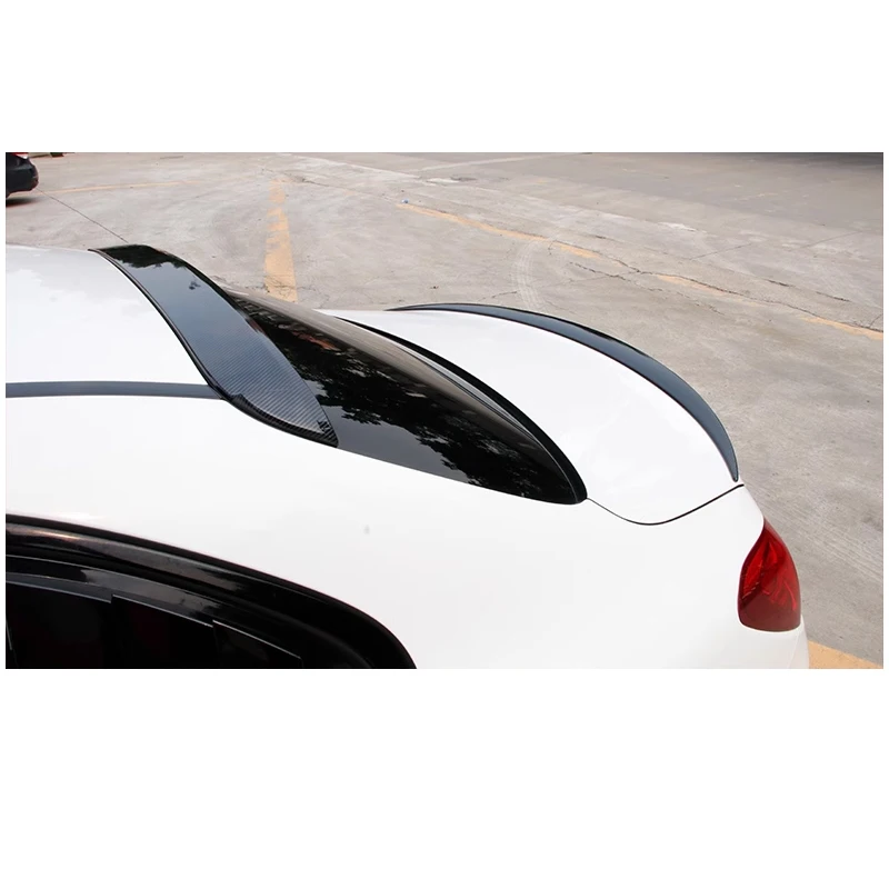 W205 Rear Roof Wing for Benz C260 Spoiler Sedan C-class 4 Door Tail Fin Glossy Black ABS Accessories