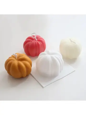 6-in-1 Cake Aromatherapy Candle DIY Vegetable Ornaments Exquisite shape Halloween Pumpkin Silicone Mold Handmade Soap Tool
