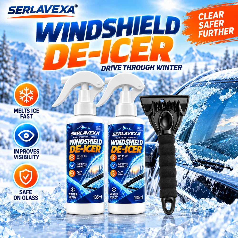 Car Accessories For Winter - Car Windshield De-Icer, Winter Frost Ice