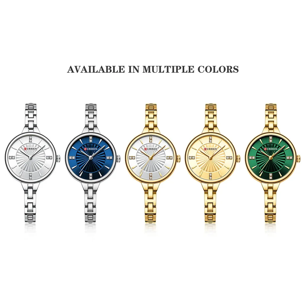 CURREN Luxury Brand Watch for Women Waterproof Diamond Elegant Ladies Watch Original Quartz Women's Watches Bracelet Gifts 2024