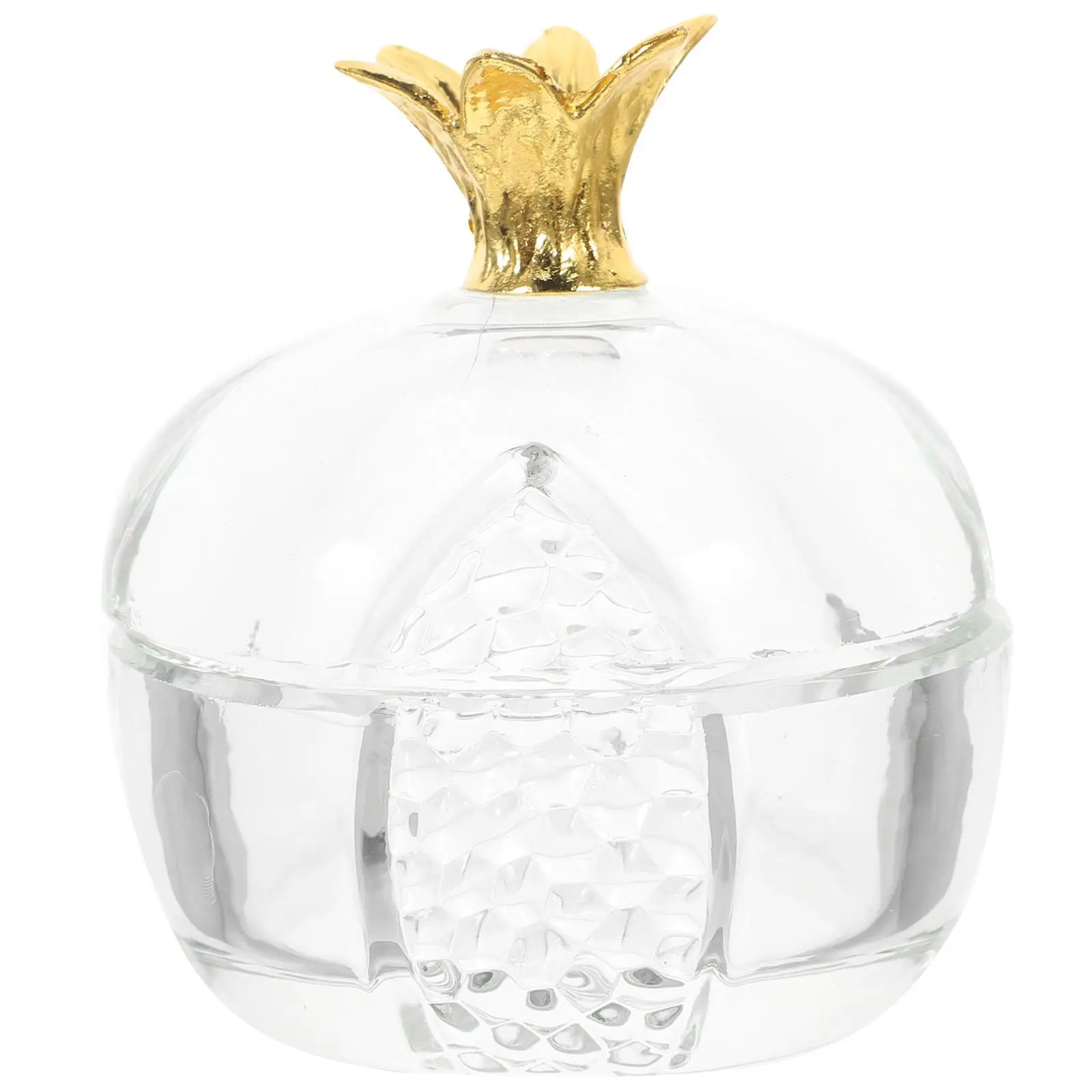 

Nail Cup Pomegranate Glass Container Lid for Nail Art Brush Holder Dappen Dish Liquid Pen Wash Jewelry Box Fruit Storage