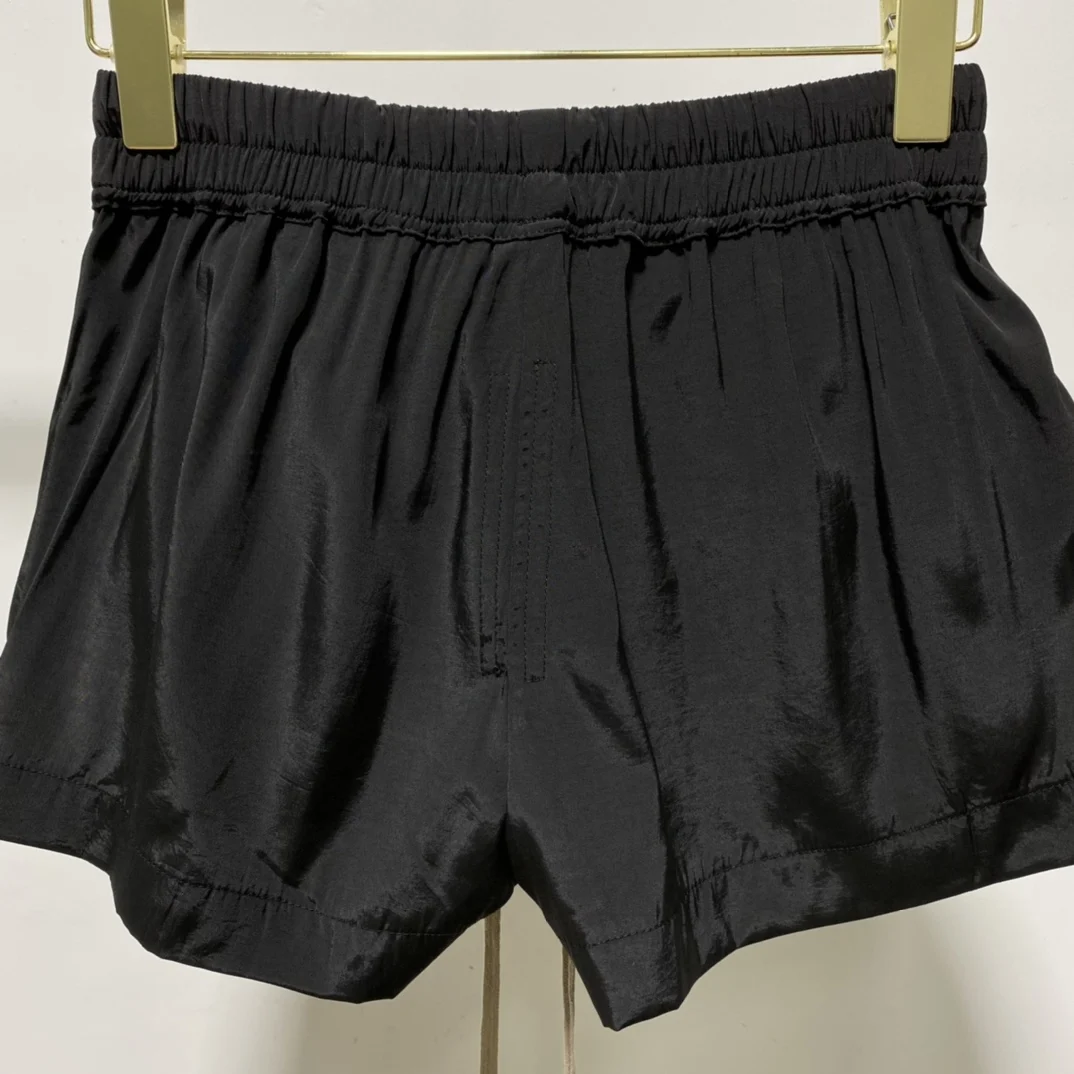 22ss Owen Seak Women Casual Short Summer Gothic Women High Street Wear Trumpet Mermaid Black Short