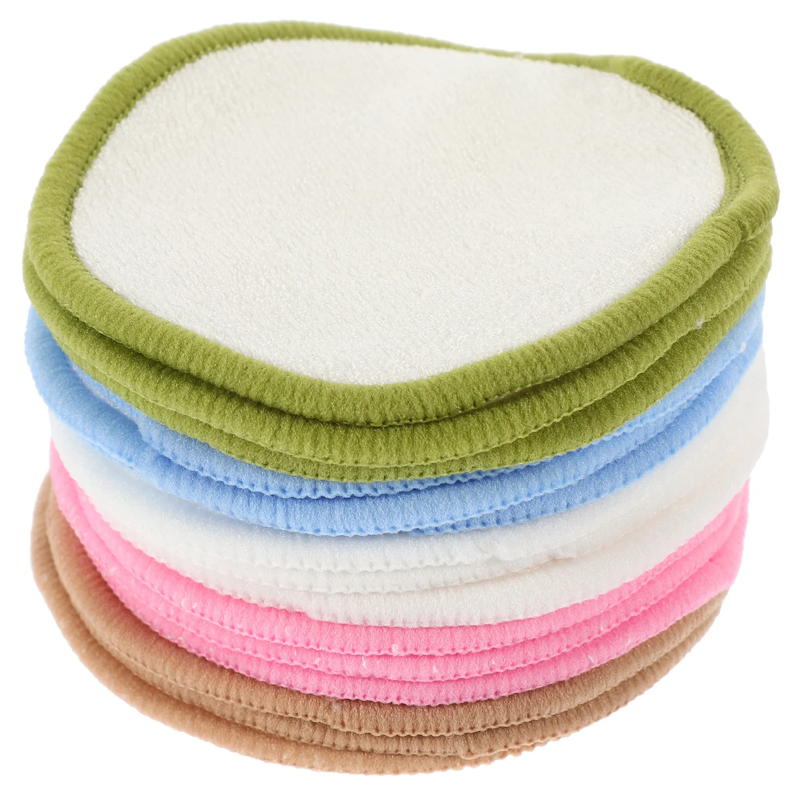 15 pezzi tamponi struccanti riutilizzabili panni per la pulizia del viso esfoliazione delicata per la cura quotidiana della pelle in viaggio compagno detergente