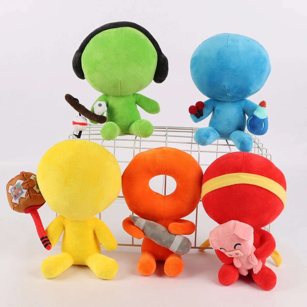 Hot Alan Becker Plushies Cartoon Game Kawaii Stick Man Plush Doll Green Fishing Figure Soft Stuffed Pillow Toy Peripheral Gifts