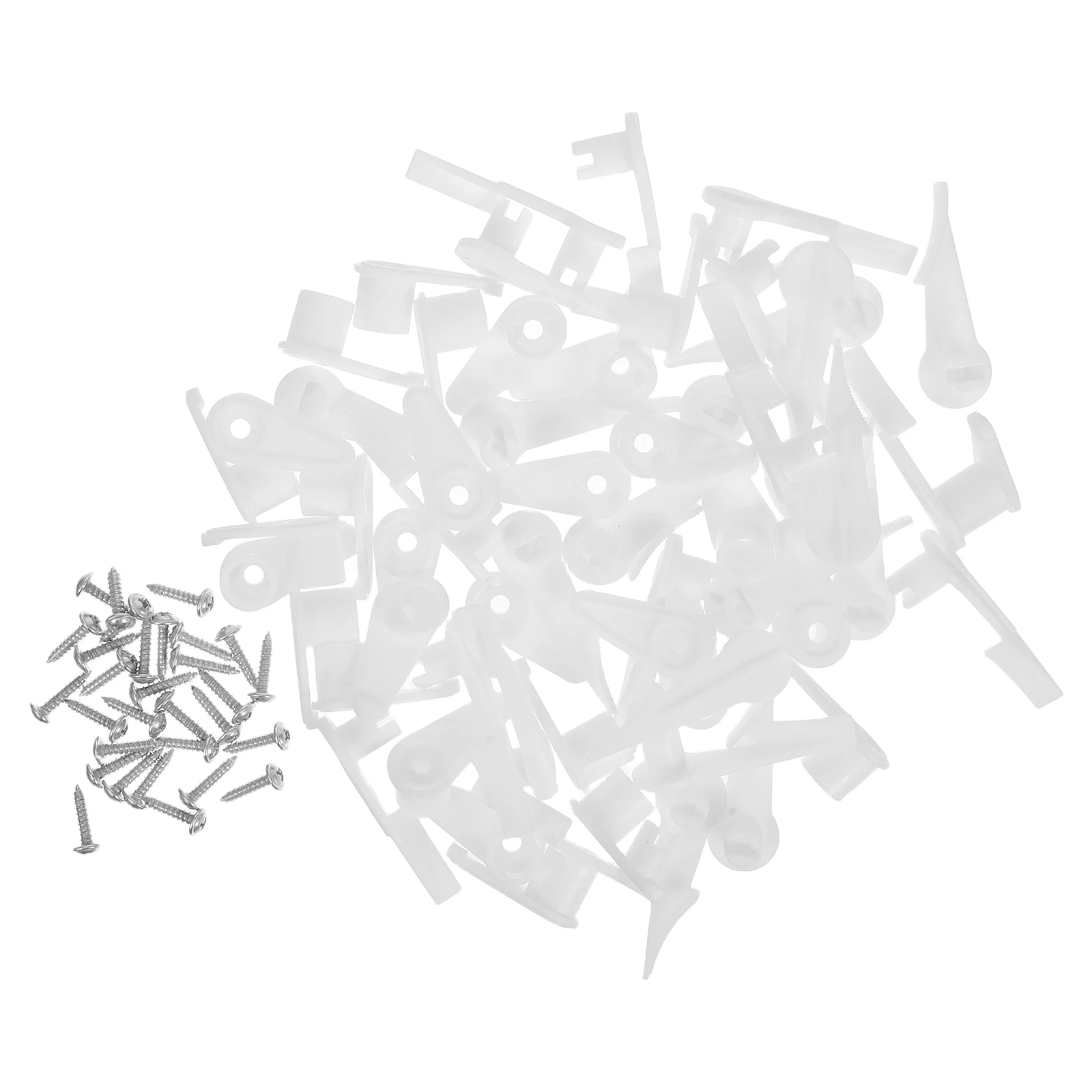 

30Pcs Ceiling Light Fastening Buckles Stable Clip-on Lampshade Fixers for Ceiling Lamp Accessories Indoor Light Fixture Parts