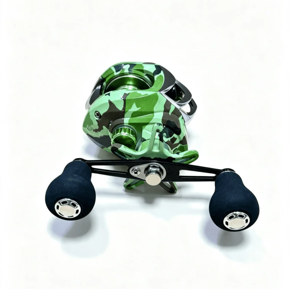 Neue Abu Garcia Baitcaster-Rolle Metall-Tropfenrad 18+1 Achsen-Rolle 7:2:1 Meeresangelrolle – Detail 3