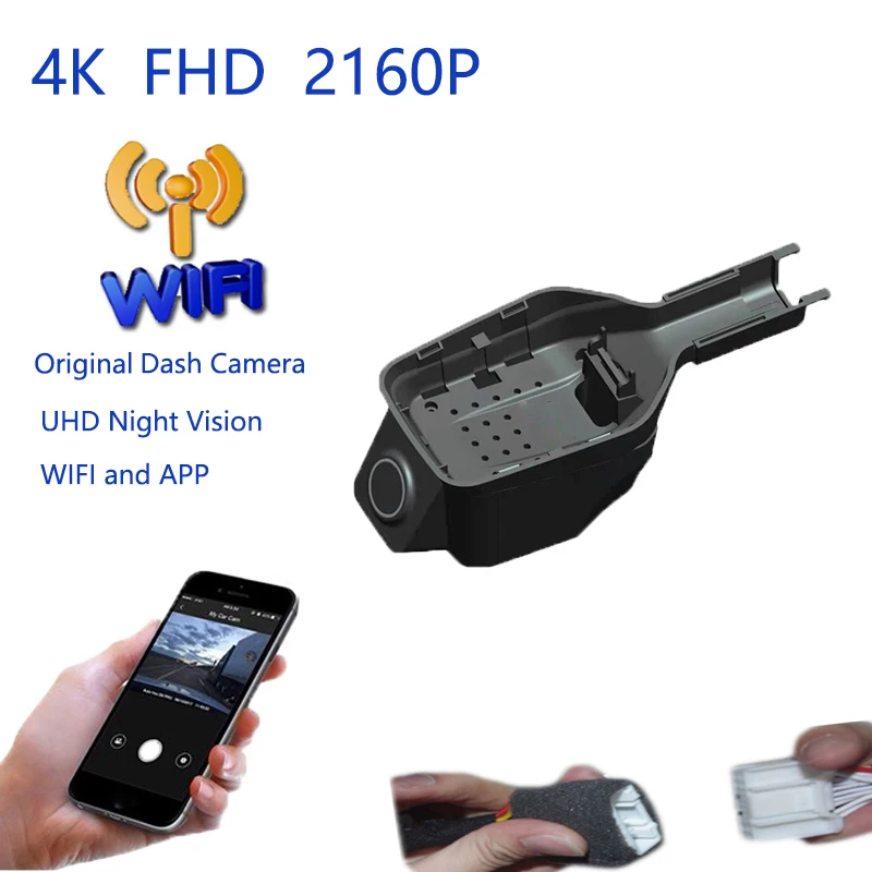 4K التوصيل والتشغيل مسجل فيديو السيارة واي فاي DVR لشيري تيجو 5 8 Plus 5GT أريزو 5 أومودا A8 2019 2020 2021 أريزو 8 2021-2025