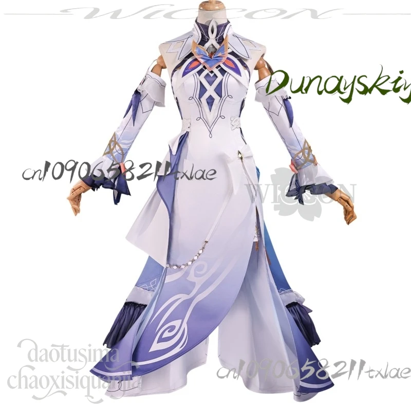 Shop1104340175 متجر جينشين تأثير تأثيري نيكول رين زي الساحرة N فستان طويل القوطي لوليتا ريترو مثير هالوين عيد الميلاد #6