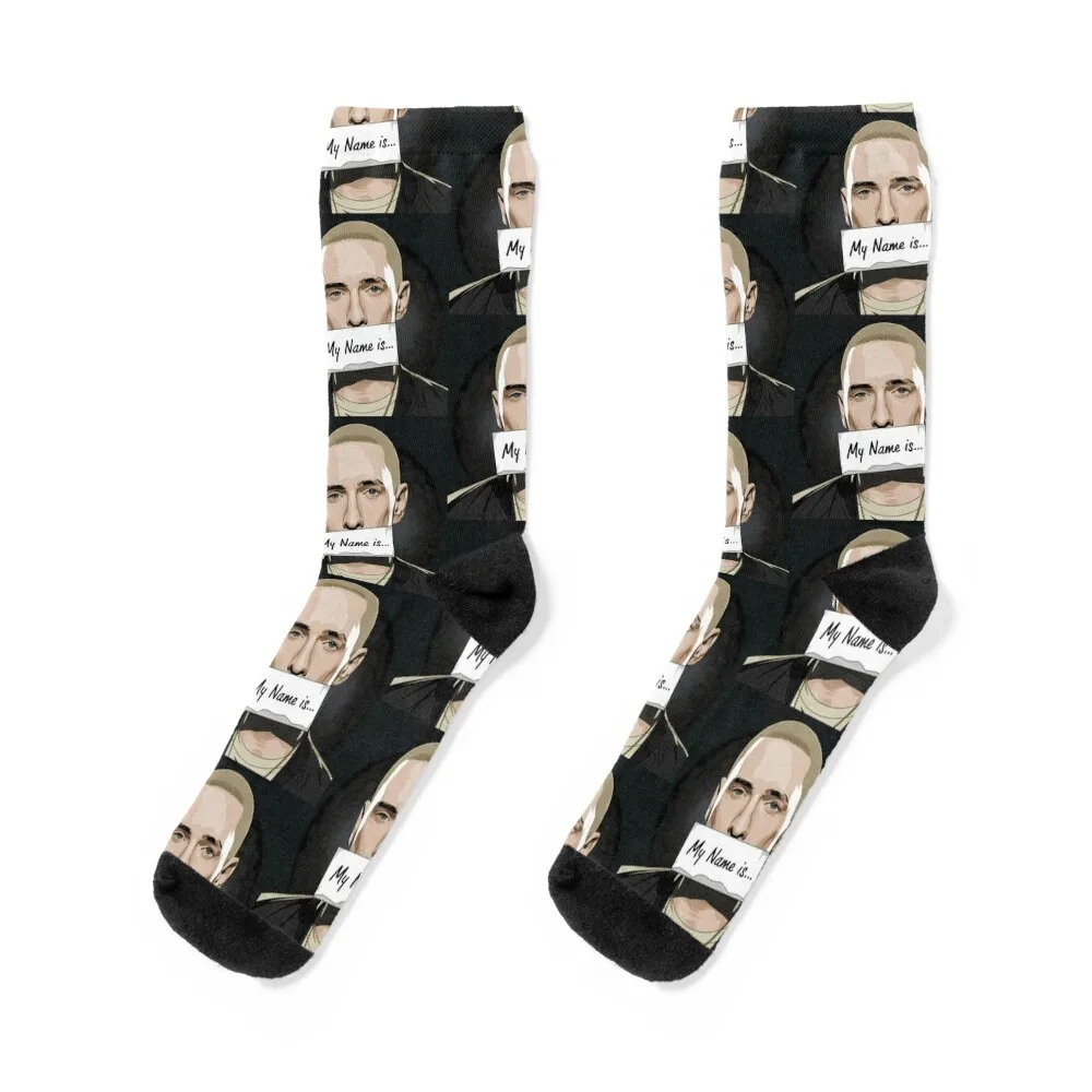 

eminem my name is Socks Men's Running custom Stockings compression Male Socks Women's