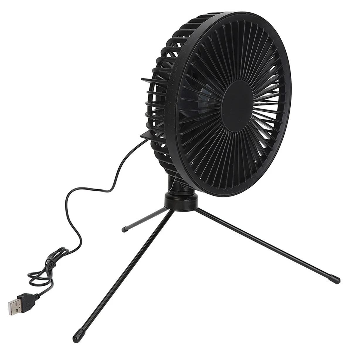 Przenośny wentylator kempingowy z Panel solarny USB, do namiotu, na zewnątrz, wentylator USB na biurko do podróży, wędkowania, awarii