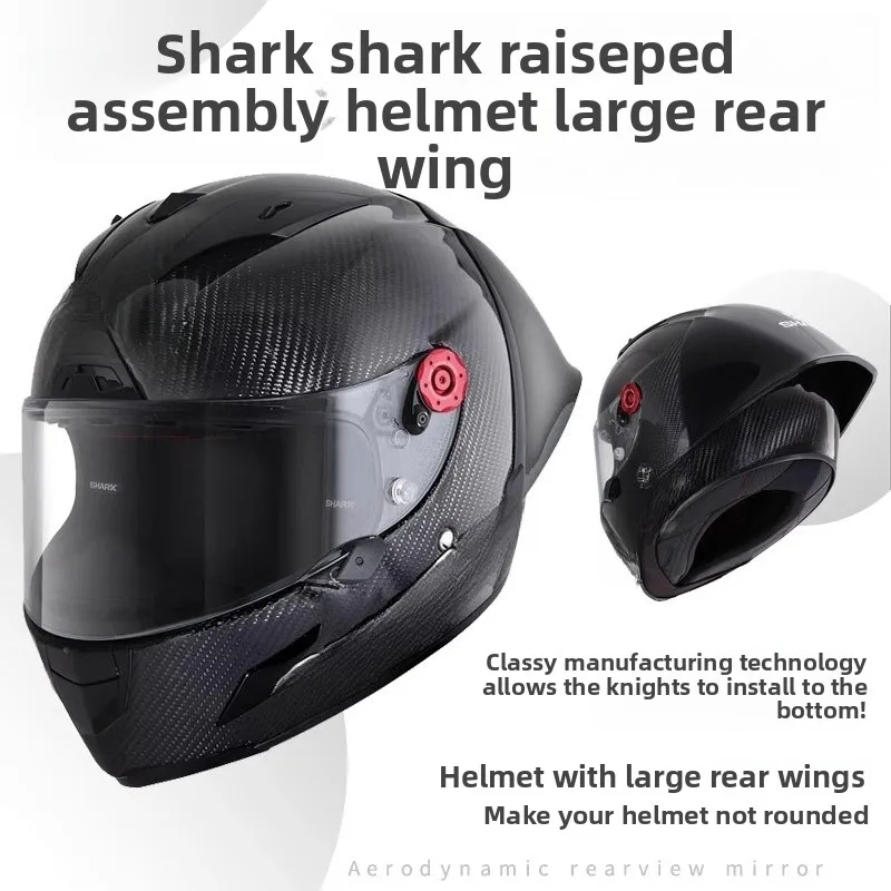 

Motorcycle Rear Trim Helmet Spoiler Decoration Spoiler Accessories For SHARK RACE R PRO GP