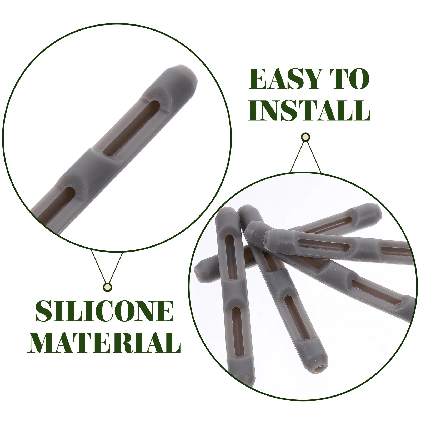 

Eyeglass Ear Grips Silicone Temple Tips Anti-Slip Glasses Holder Fit For Most Eyewear Ear Cushions Glasses Accessories