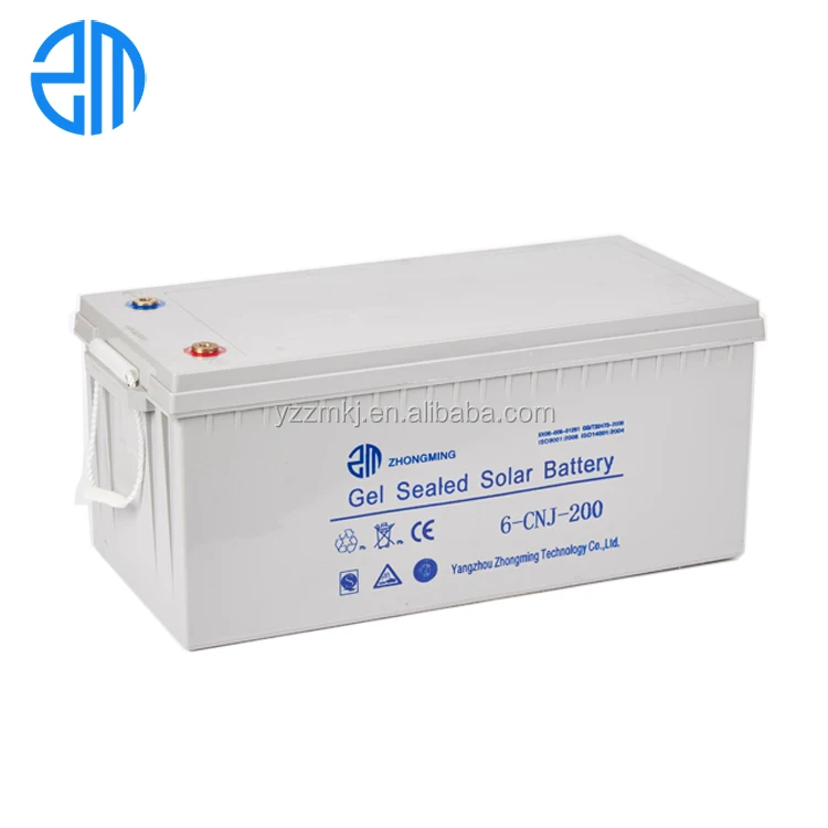 

10 years life span 12v 200ah solar gel battery for home