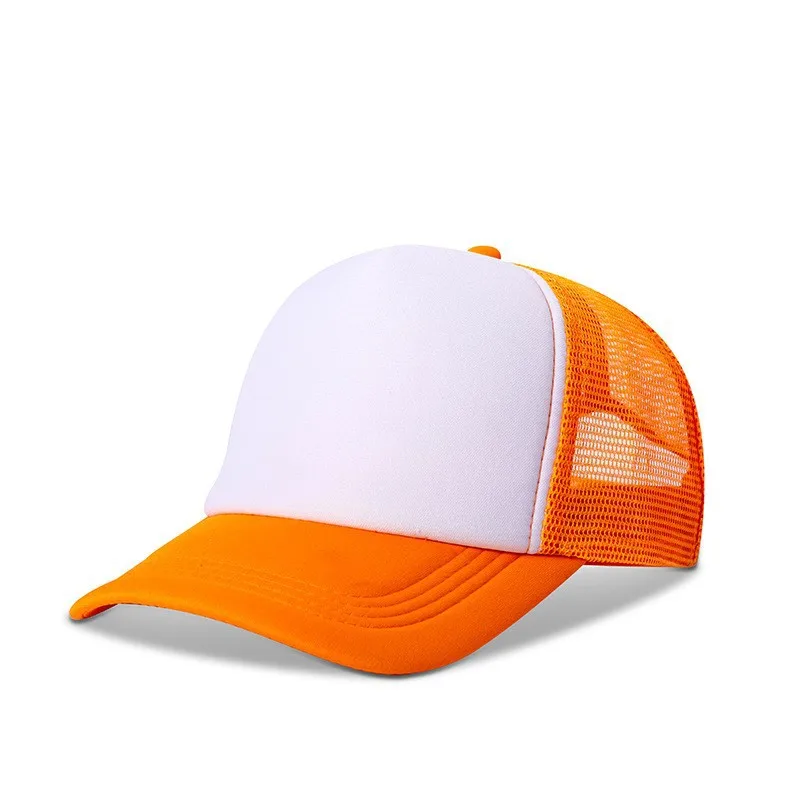 Baseball Cap Women Men Hat Advertising Mesh Truck Cap Sponge Travel Sun Hat Sunshade Team Group Activity Students Diy Outdoor